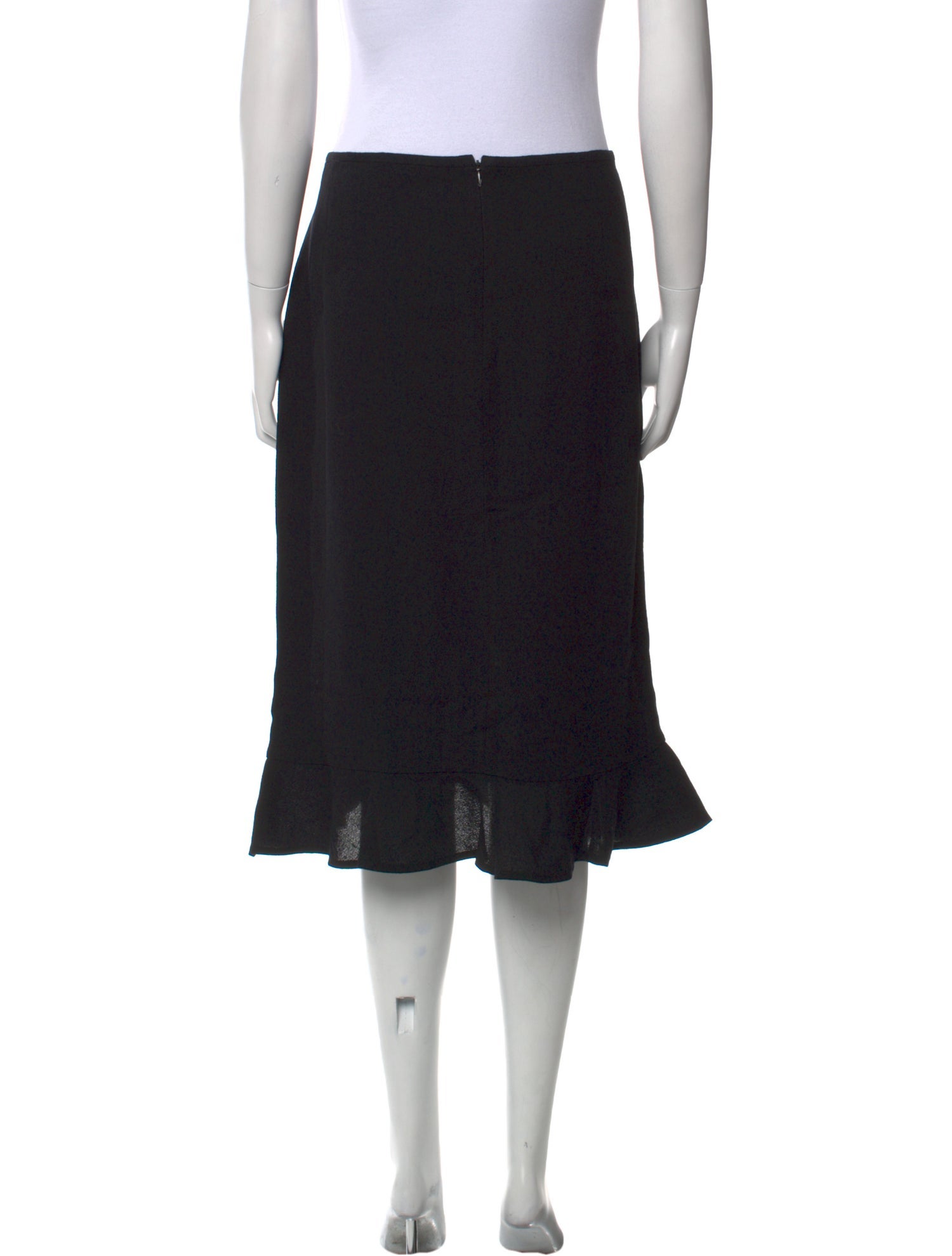 Escada Virgin Wool Knee-Length Skirt