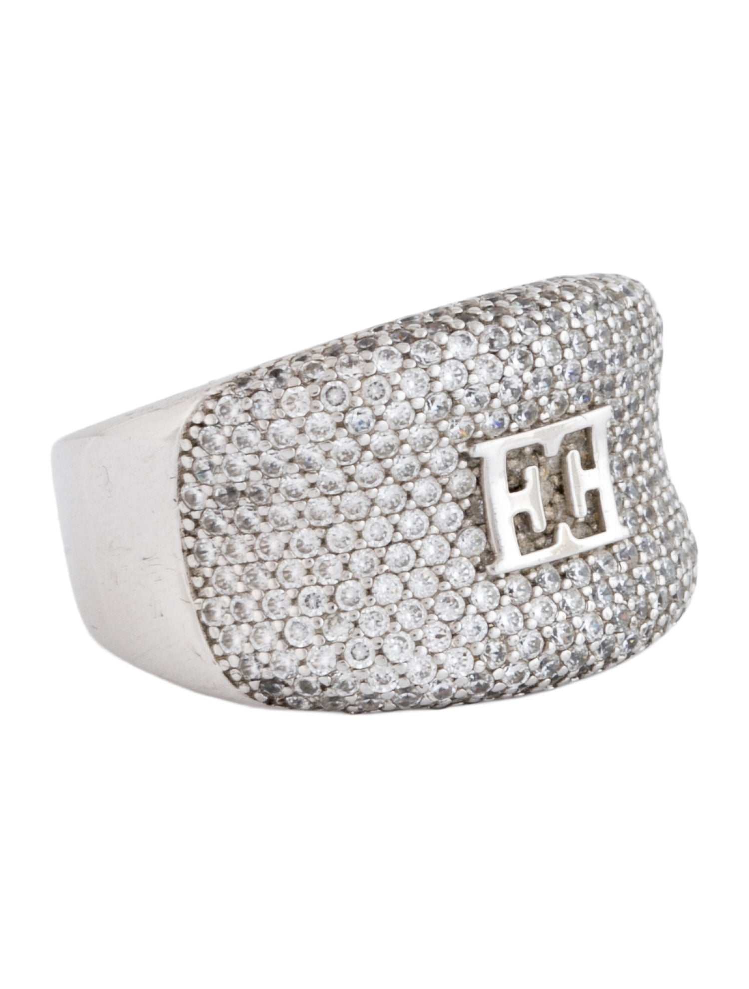 Escada Crystal Cocktail Ring