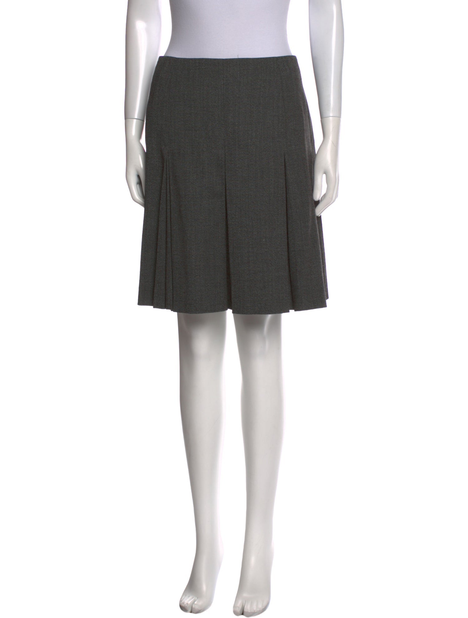 Escada Virgin Wool Knee-Length Skirt