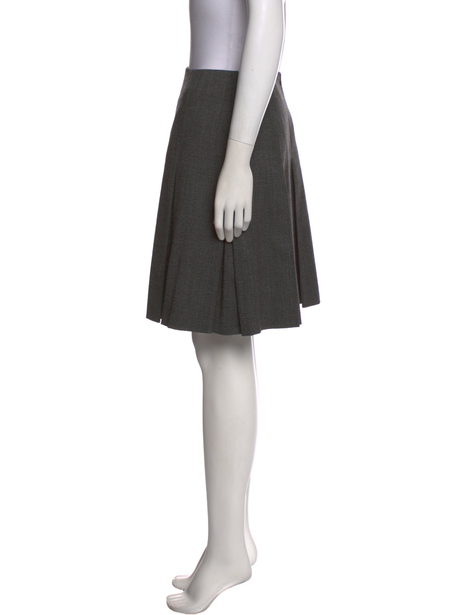 Escada Virgin Wool Knee-Length Skirt