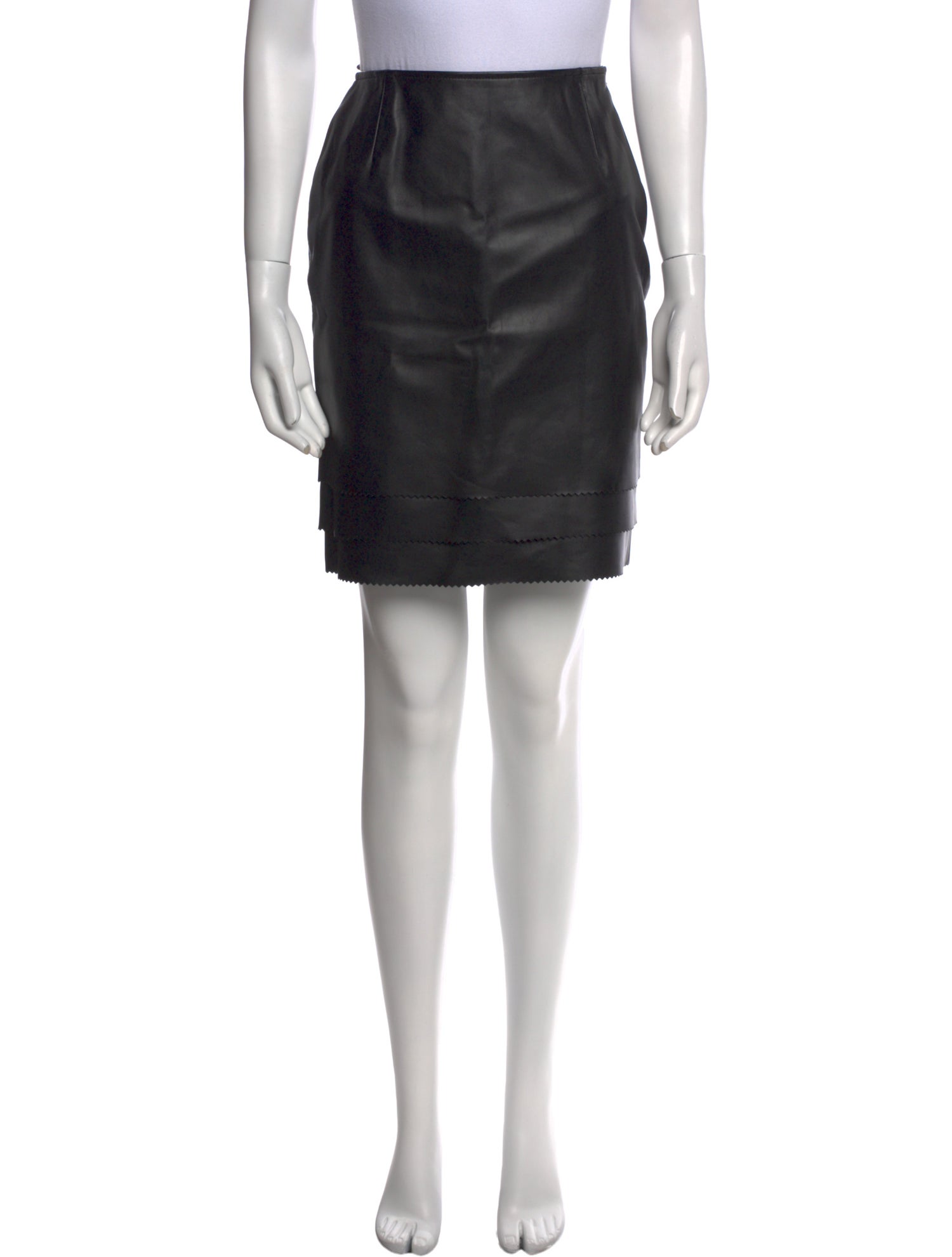 Escada Lambskin Mini Skirt