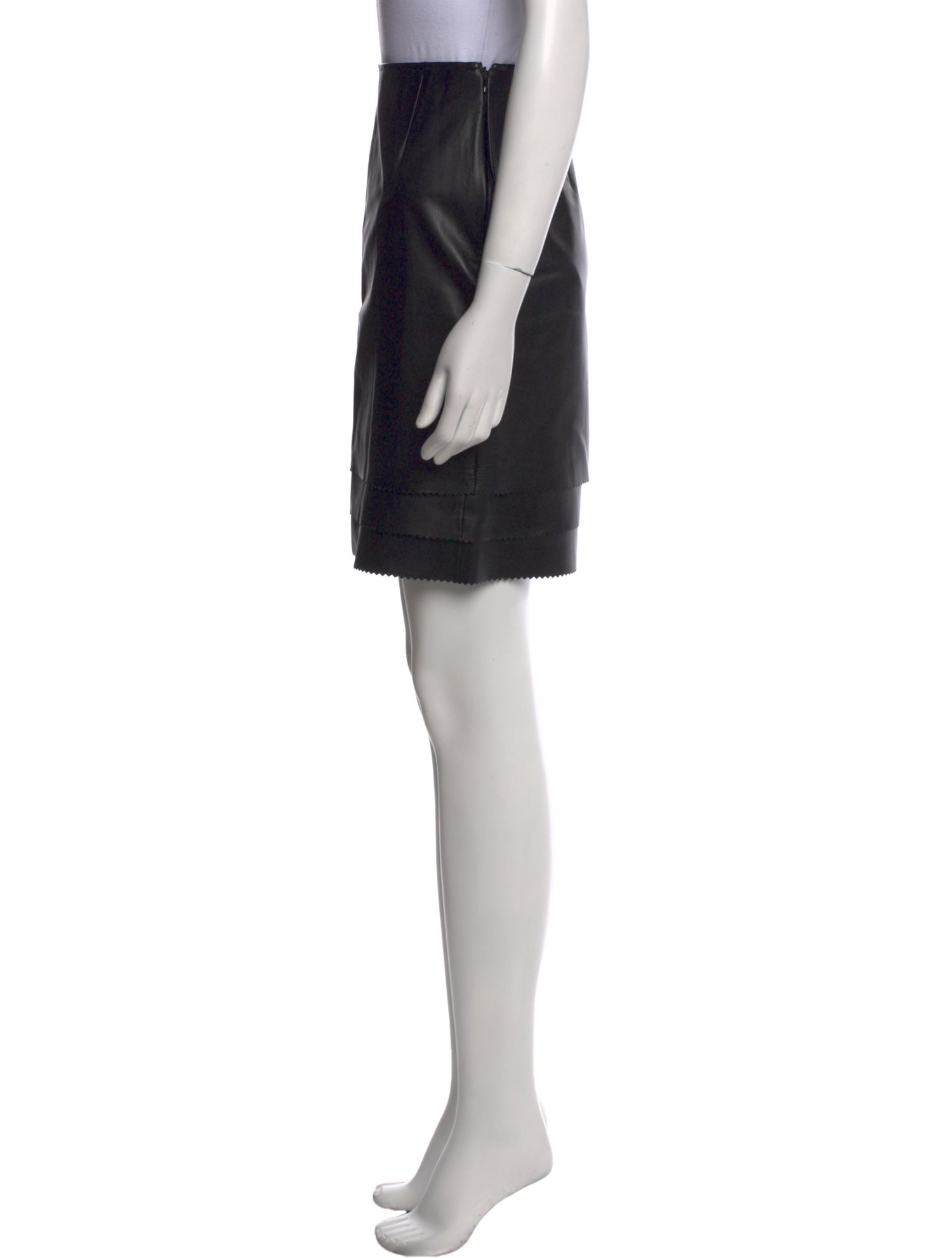 Escada Lambskin Mini Skirt