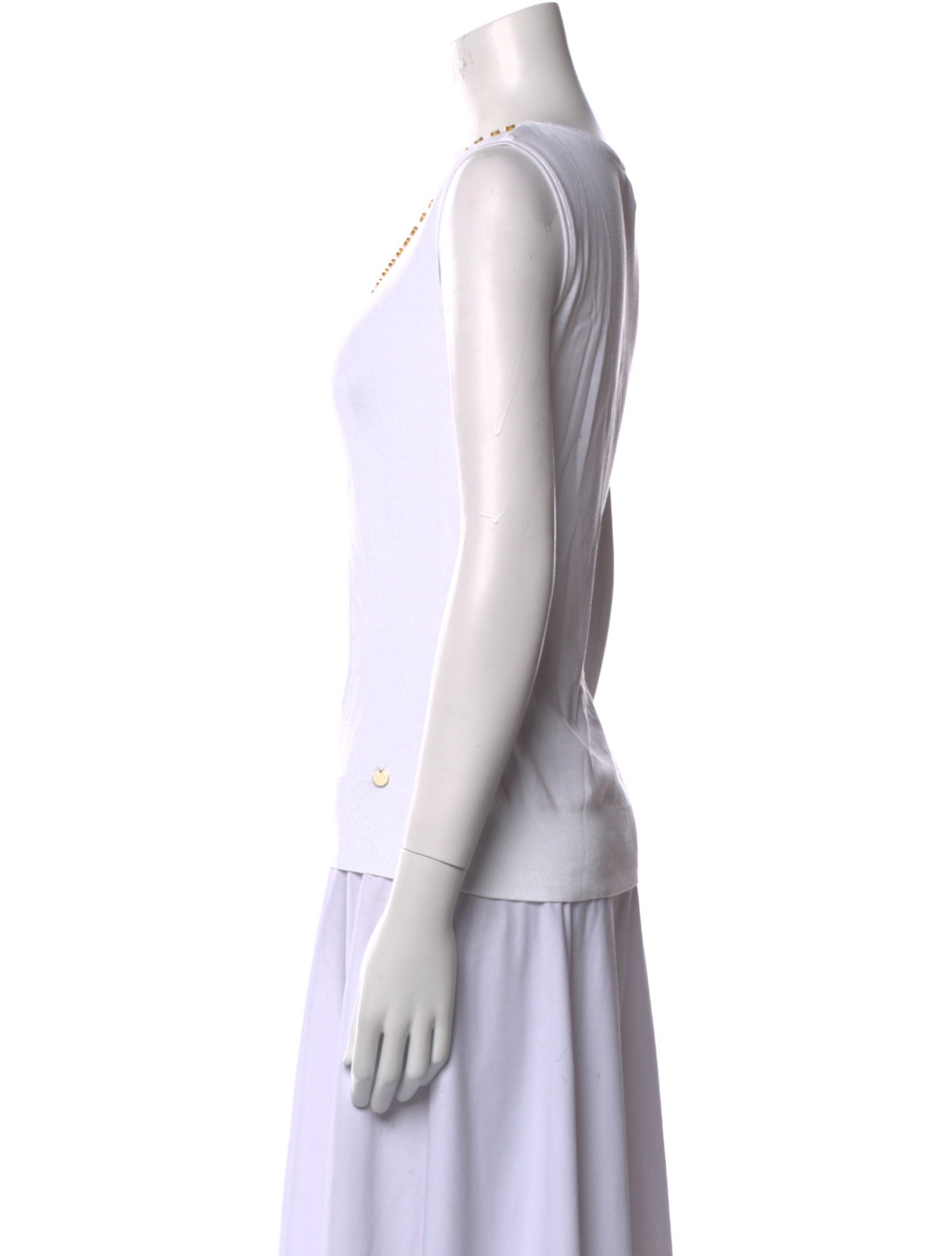 Escada Scoop Neck Sleeveless Top