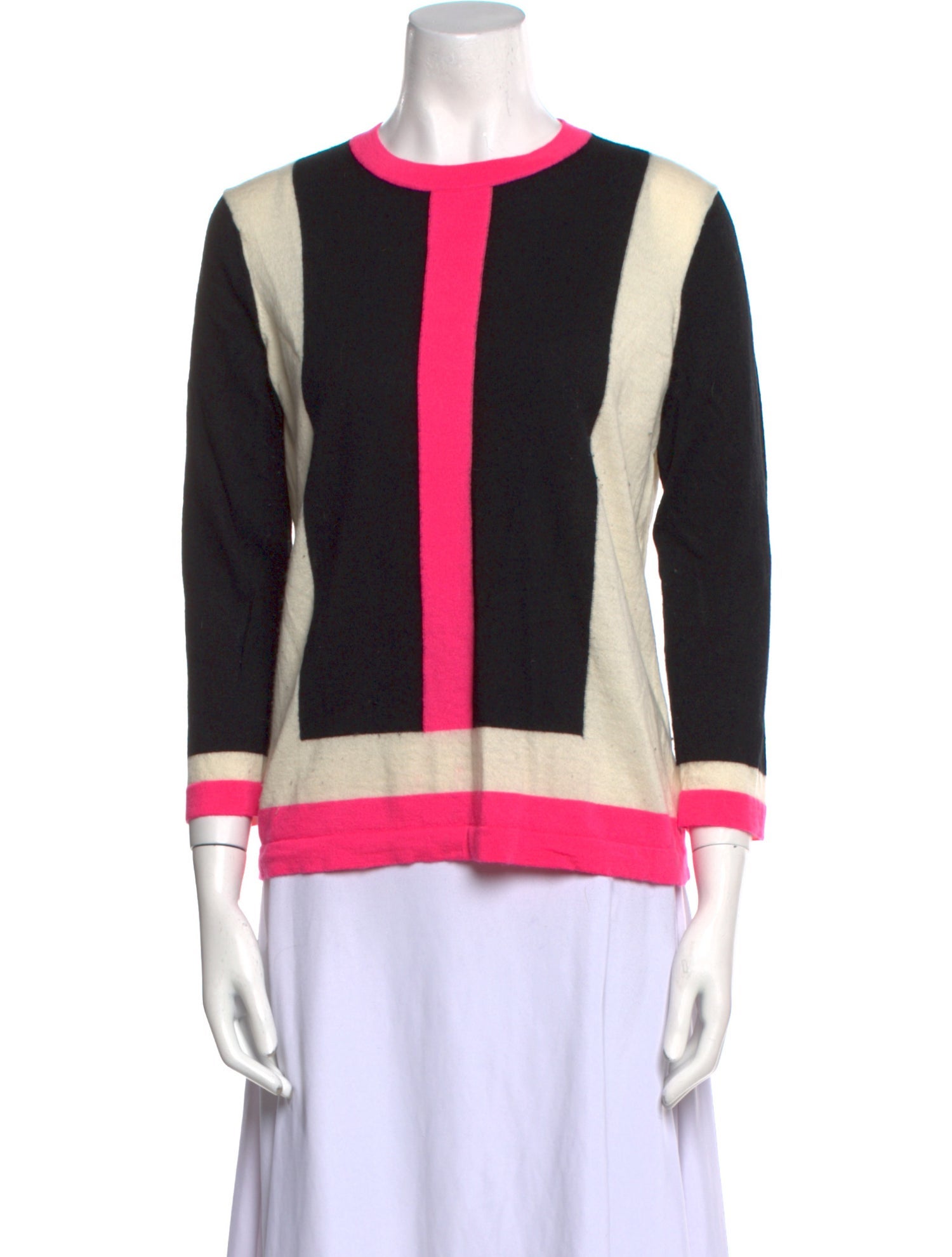 Escada Virgin Wool Striped Sweater