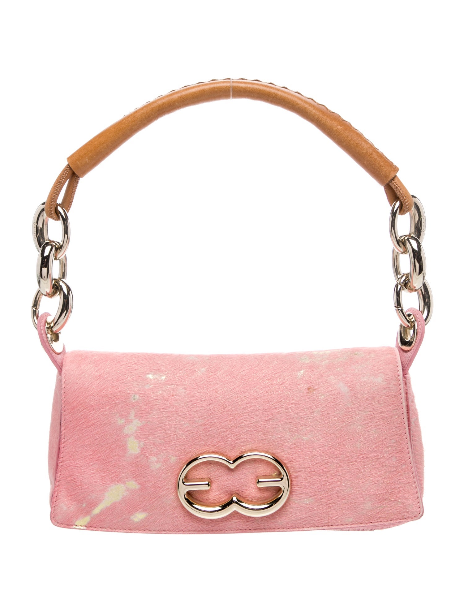 Escada Ponyhair Top Handle Bag