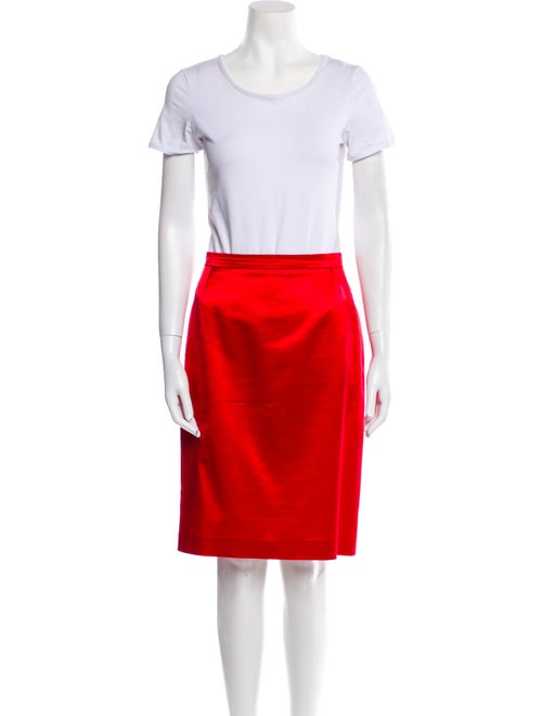 Escada Colorblock Pattern Skirt Suit