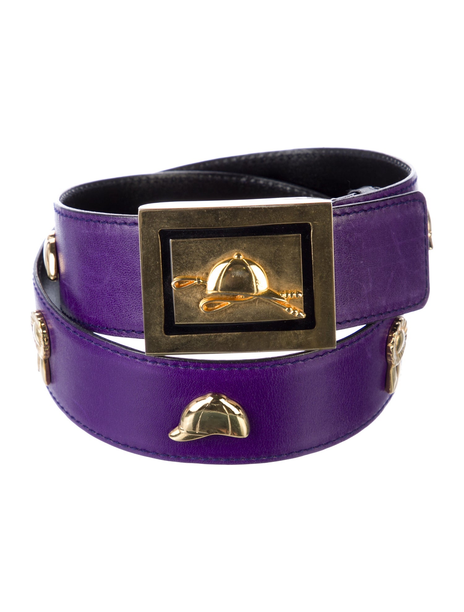 Escada Skinny Leather Belt