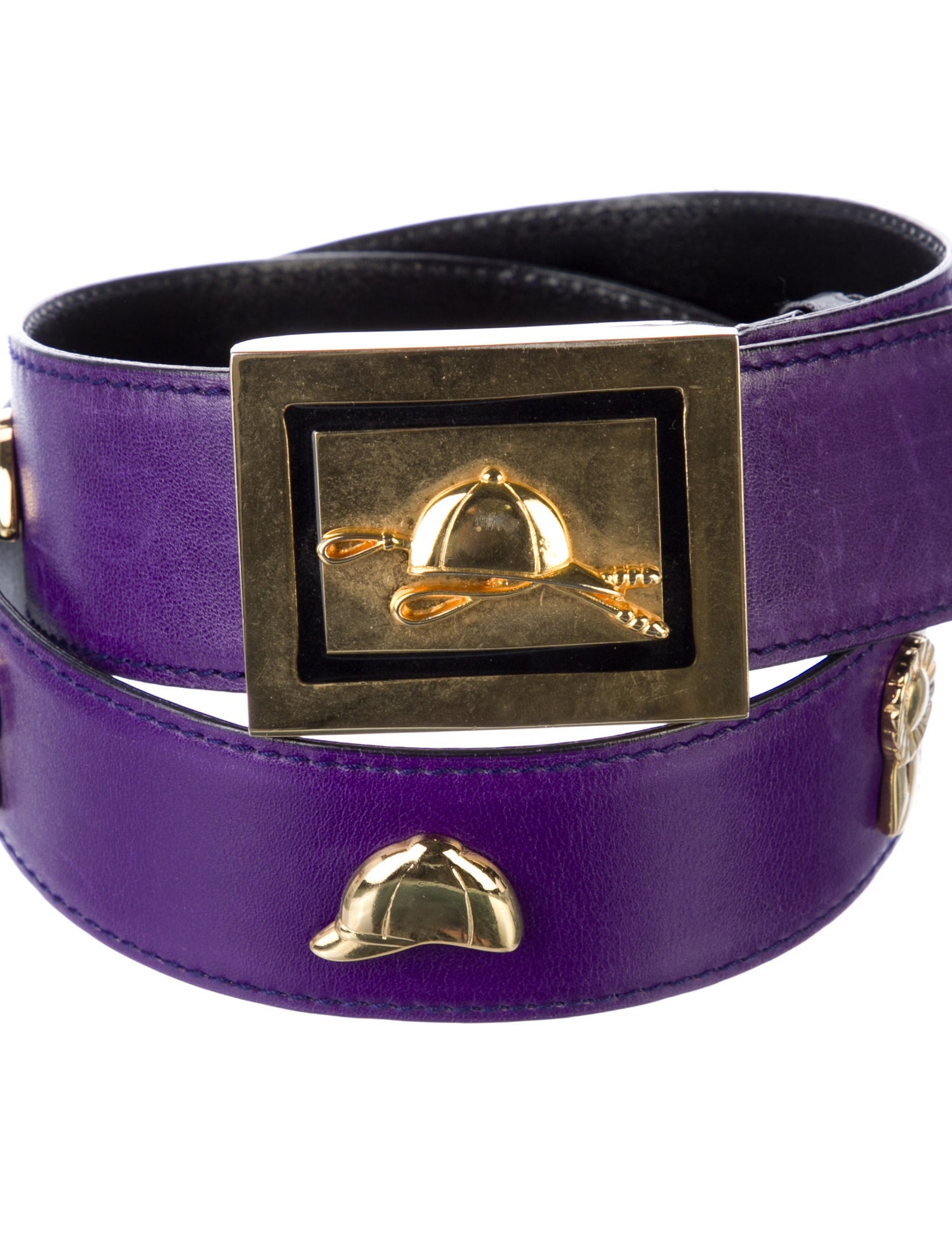 Escada Skinny Leather Belt