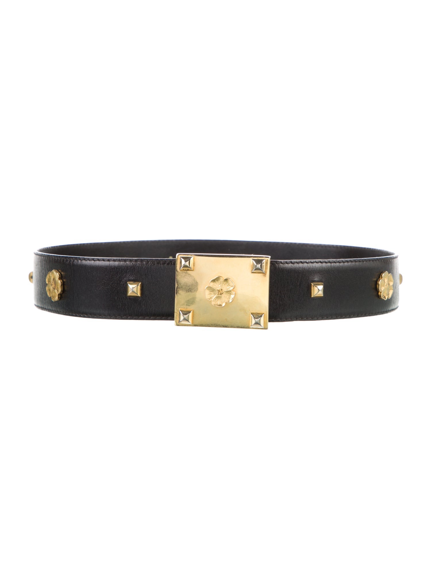Escada Skinny Leather Belt