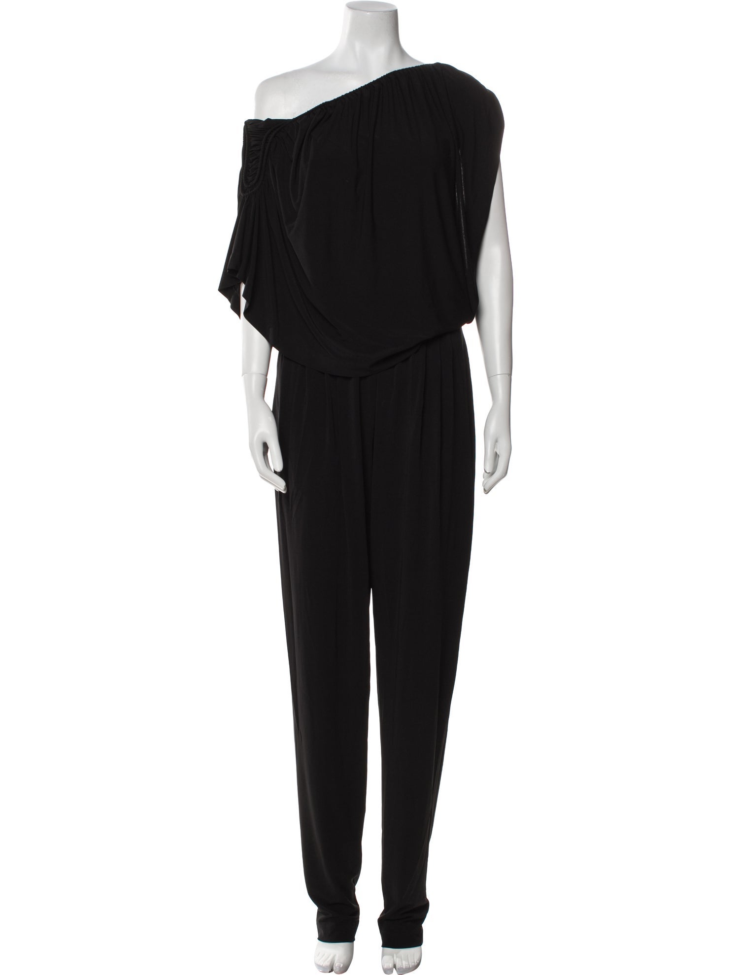 Escada One-Shoulder Jumpsuit
