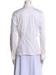 Escada Long Sleeve Button-Up Top