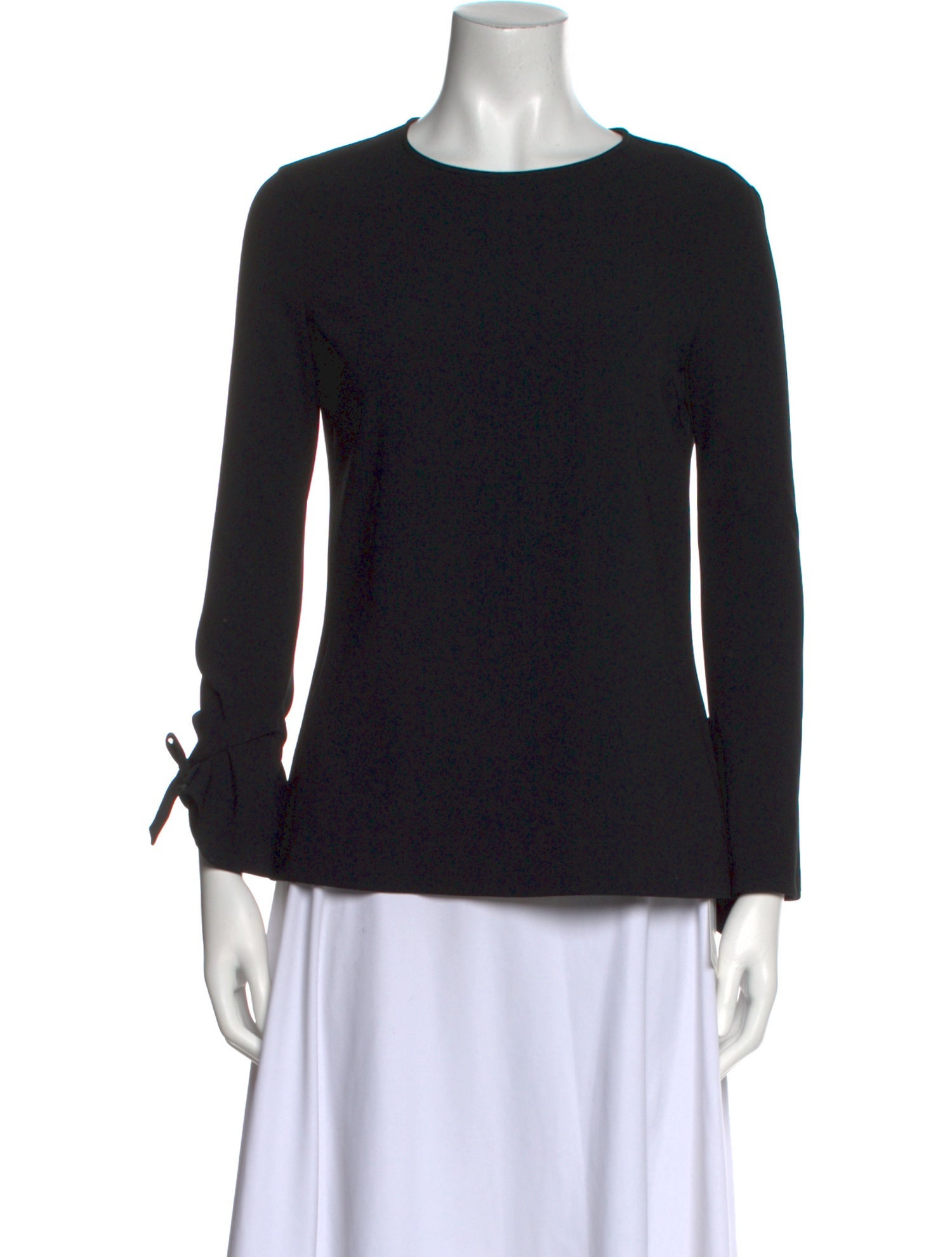 Escada Crew Neck Three-Quarter Sleeve Top