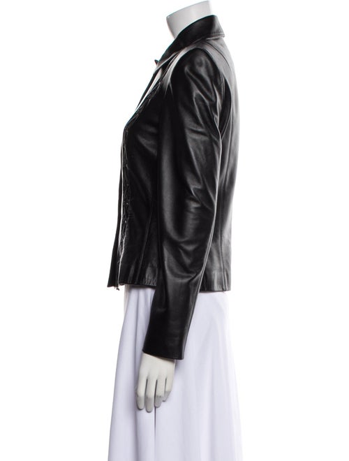 Escada Leather Biker Jacket