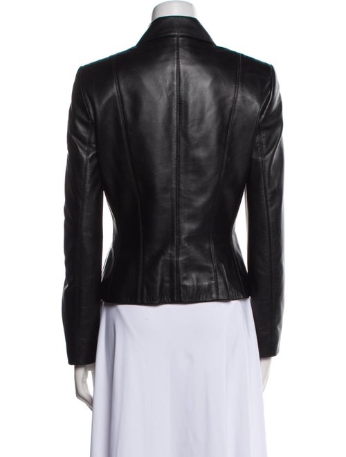 Escada Leather Biker Jacket