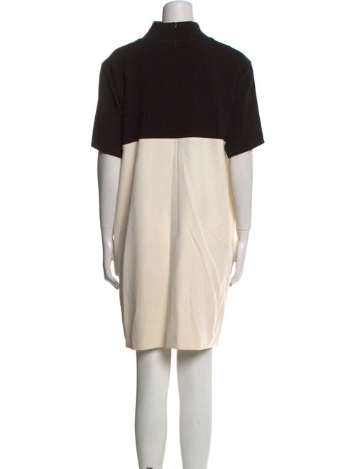 Escada Turtleneck Knee-Length Dress