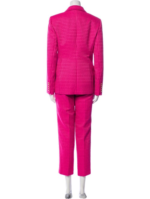 Escada Houndstooth Print Pantsuit