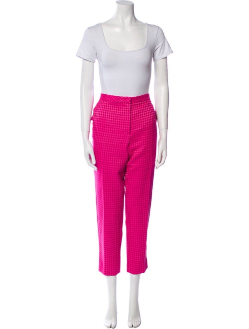 Escada Houndstooth Print Pantsuit