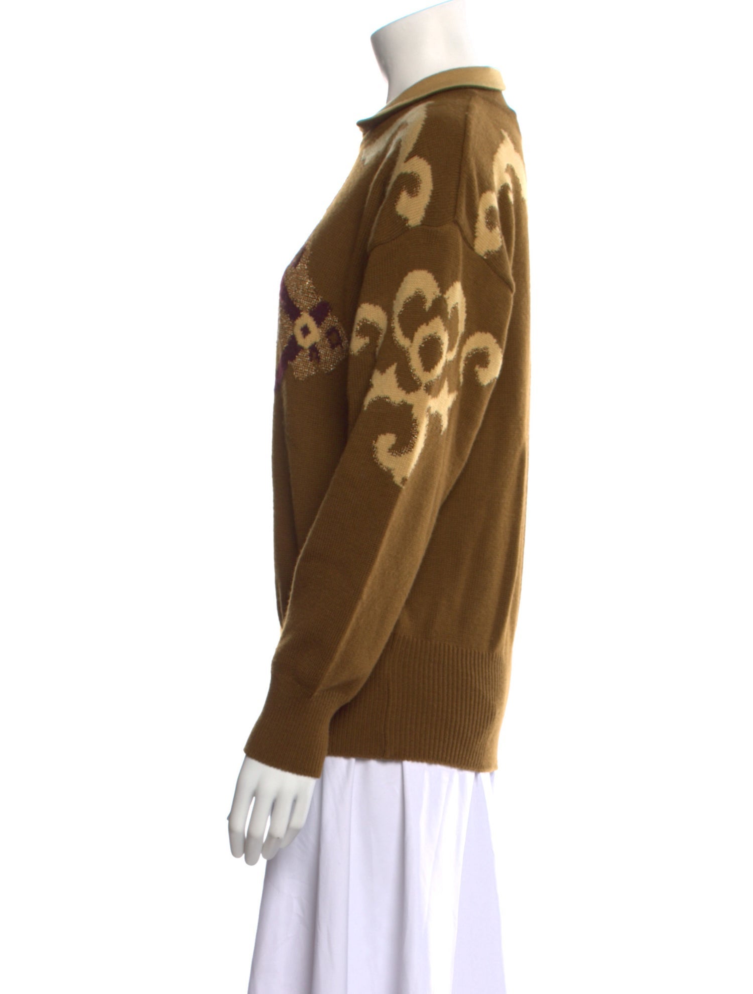 Escada Margaretha Ley Wool Printed Sweater