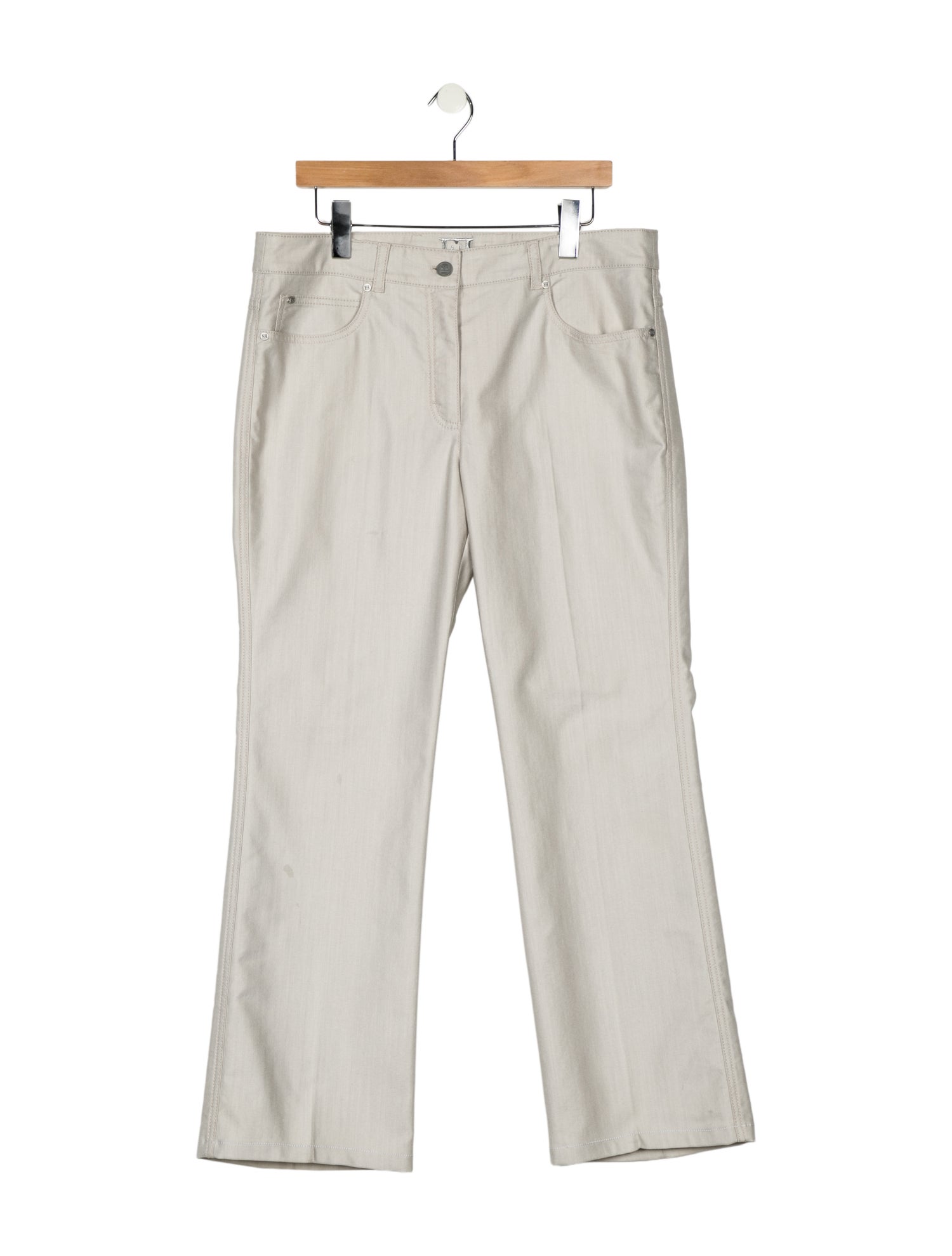 Escada High-Rise Wide Leg Jeans