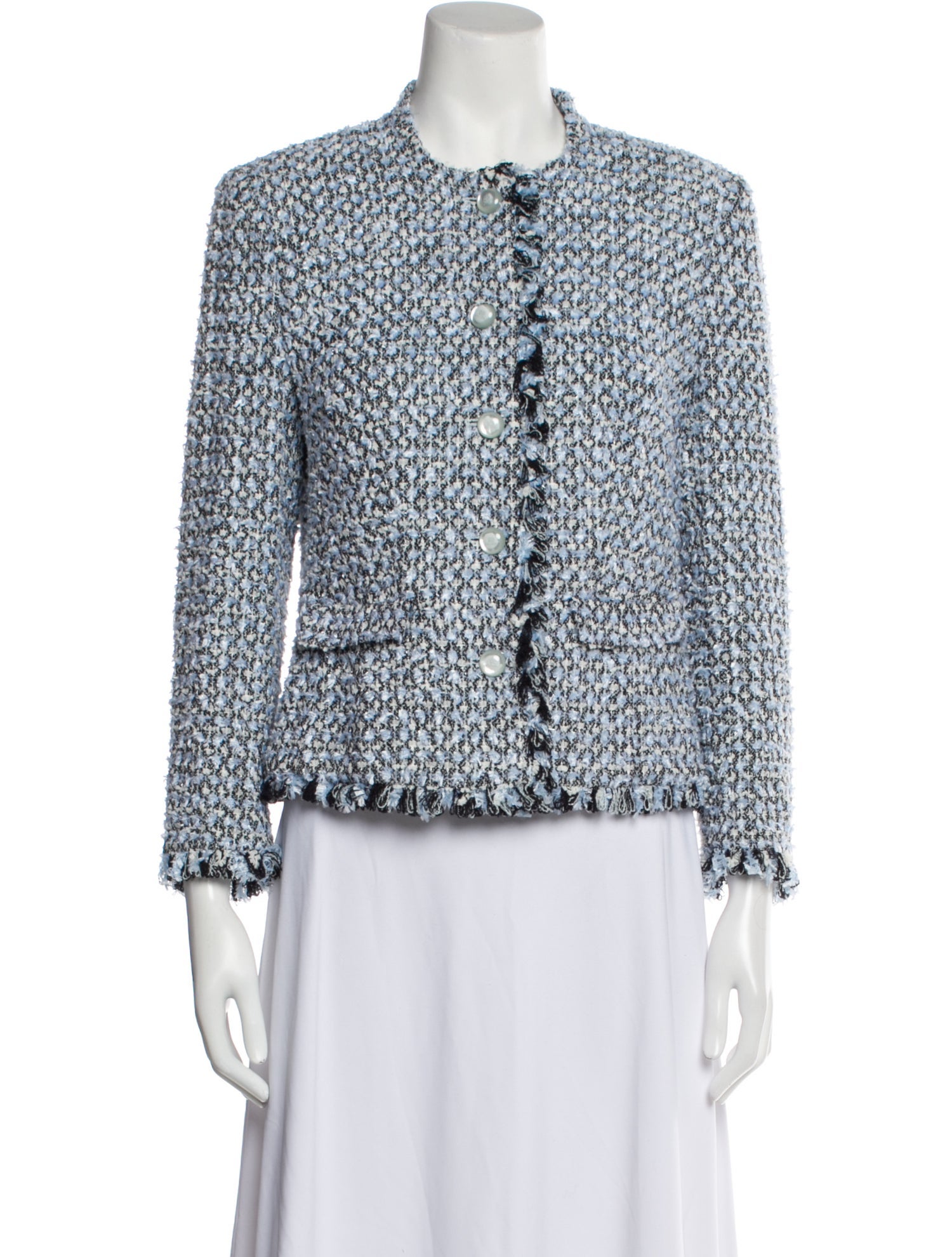 Escada Silk Tweed Pattern Evening Jacket