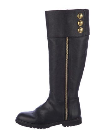 Escada Leather Riding Boots