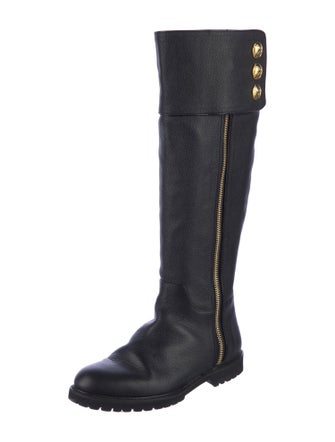 Escada Leather Riding Boots
