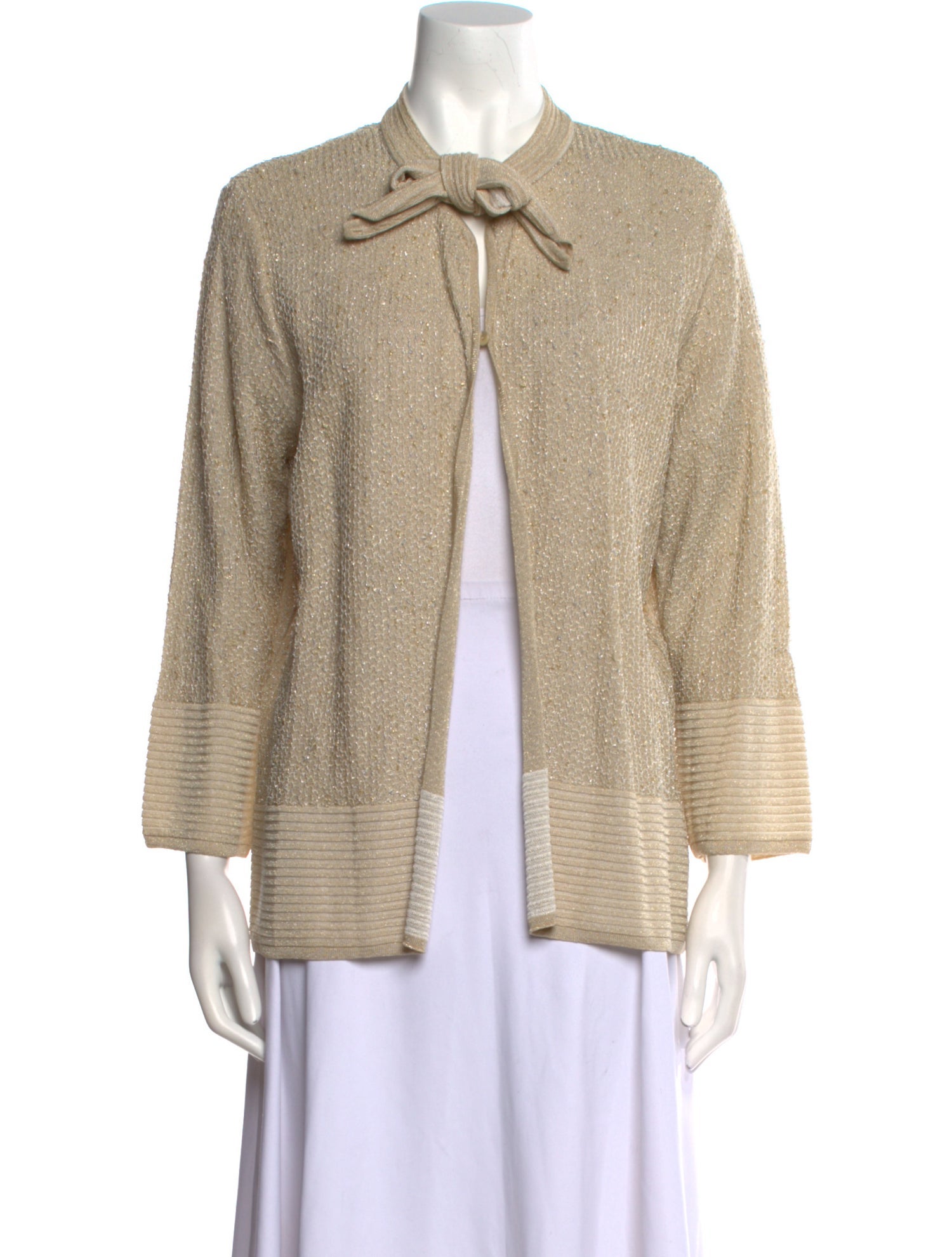 Escada Three-Quarter Sleeve Button-Up Top