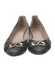 Escada Leather Ballet Flats