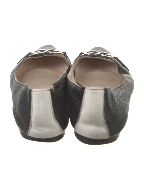 Escada Leather Ballet Flats