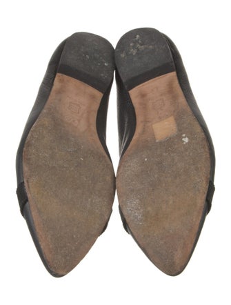 Escada Leather Ballet Flats