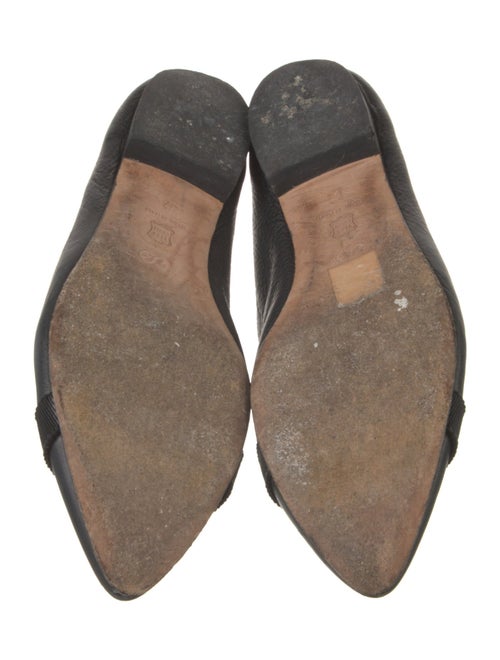 Escada Leather Ballet Flats