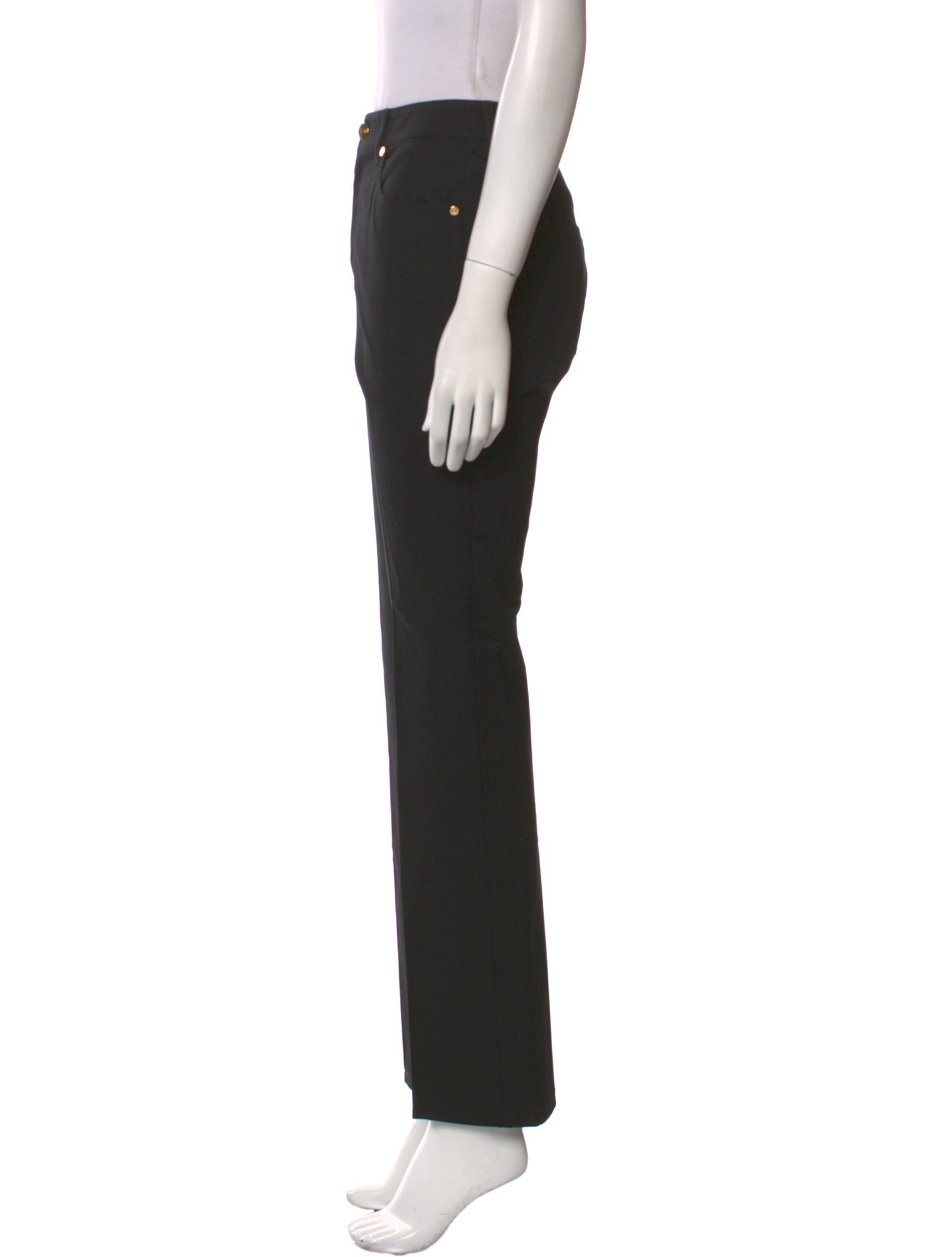 Escada High-Rise Straight Leg Jeans