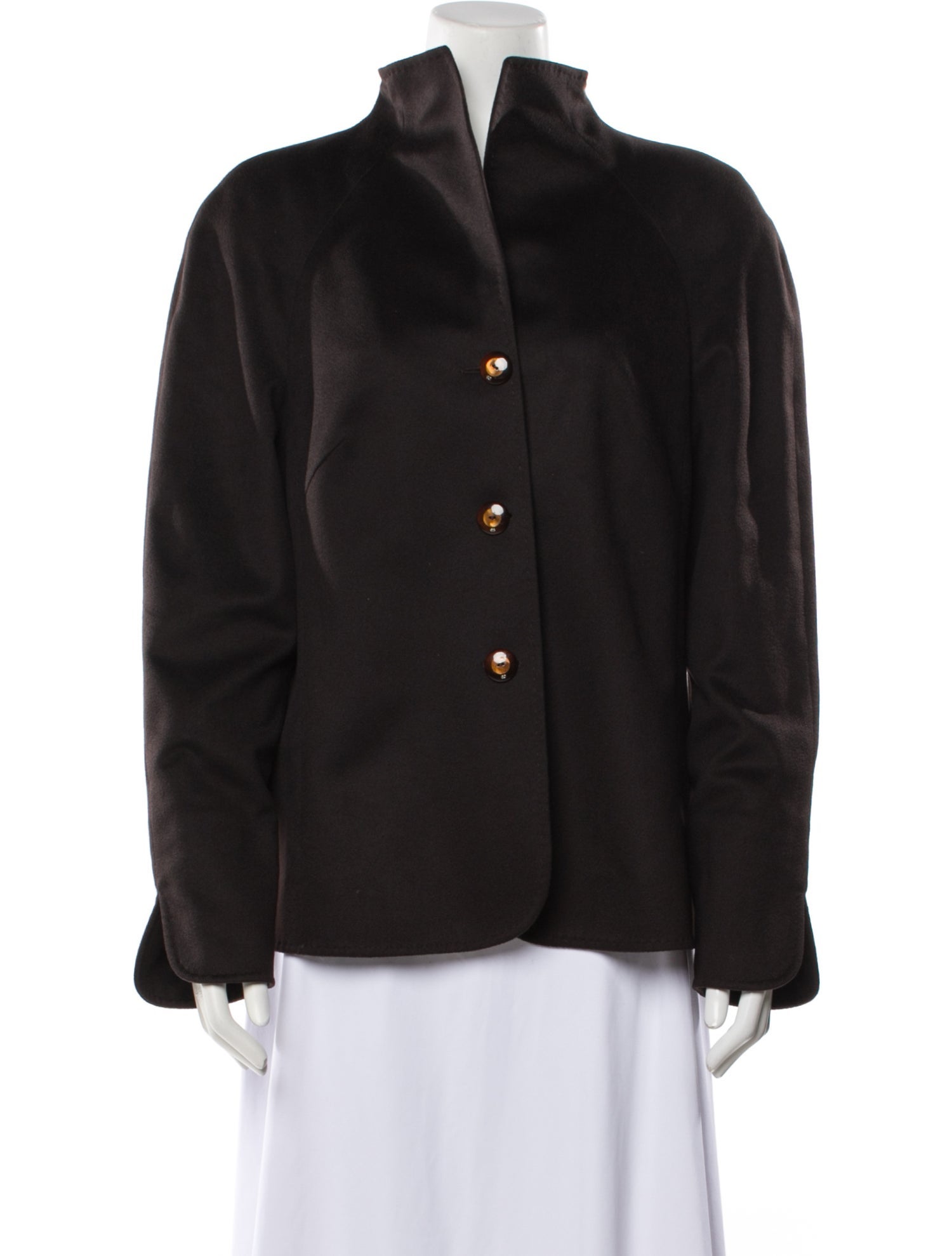 Escada Cashmere Faux Fur Jacket