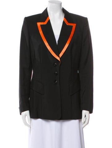Escada Jackets Mohair Striped Blazer Us8, De38 | M