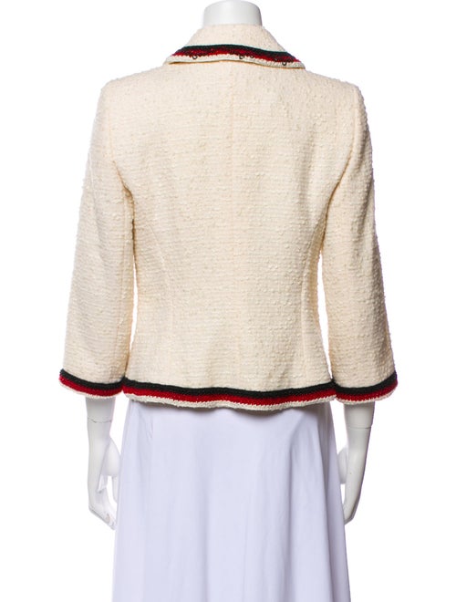 Escada Wool Colorblock Pattern Jacket