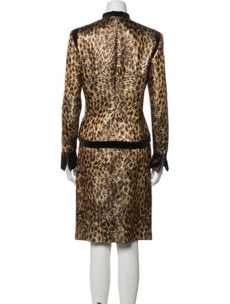 Escada Animal Print Skirt Set