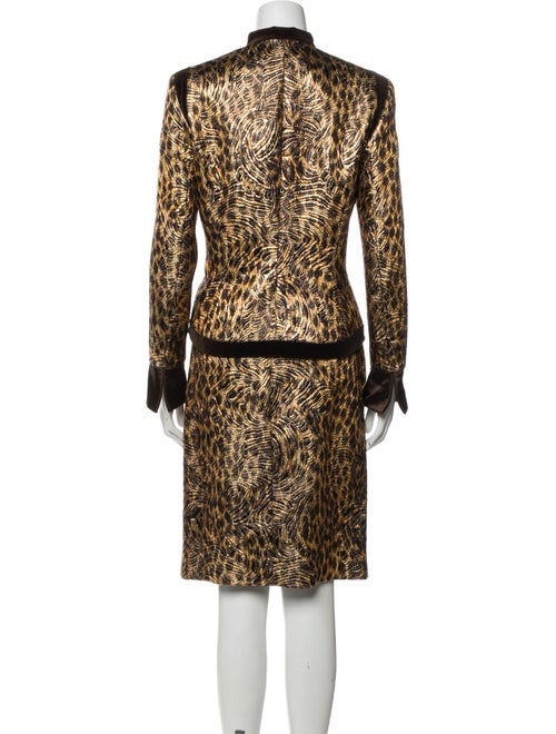 Escada Animal Print Skirt Set