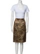 Escada Animal Print Skirt Set