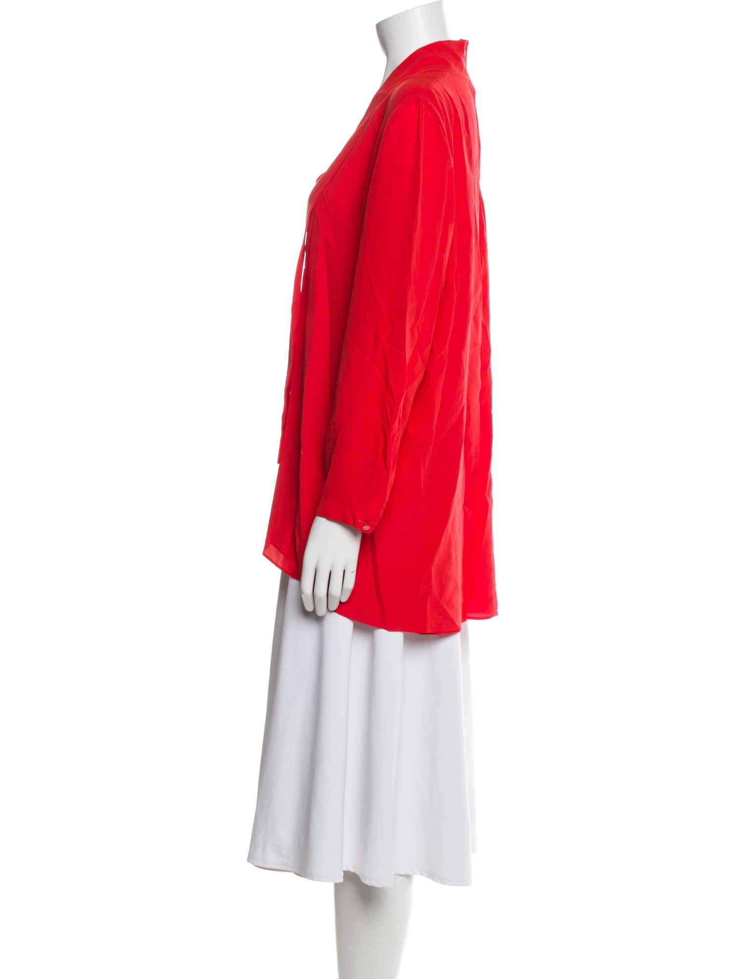 Escada Silk V-Neck Blouse