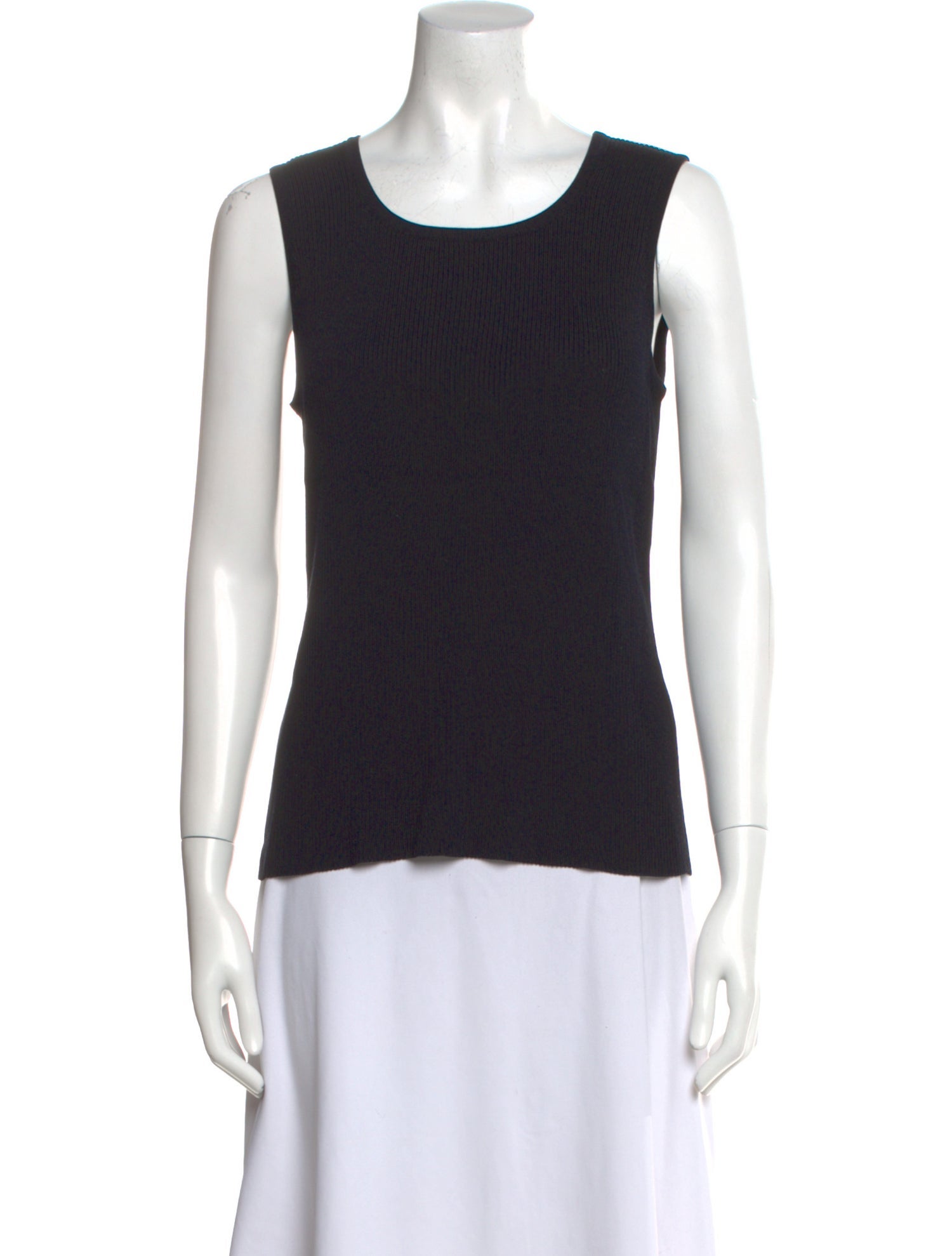 Escada Scoop Neck Sleeveless Top