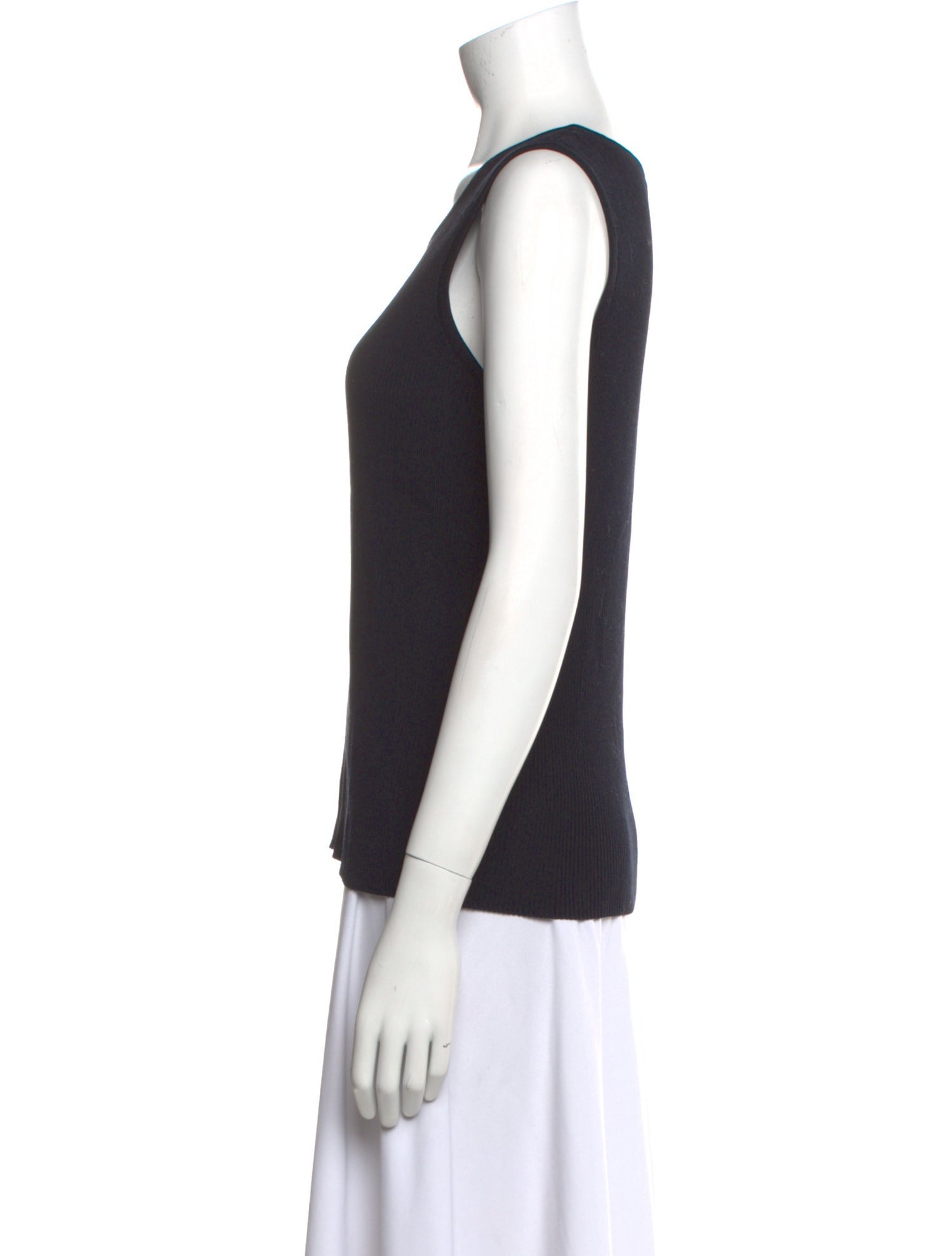 Escada Scoop Neck Sleeveless Top