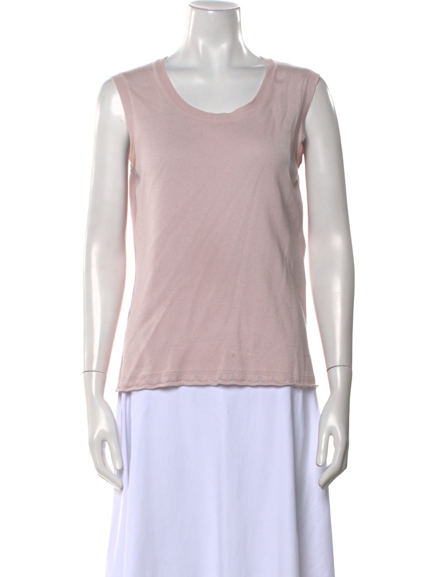 Escada Silk Scoop Neck Top