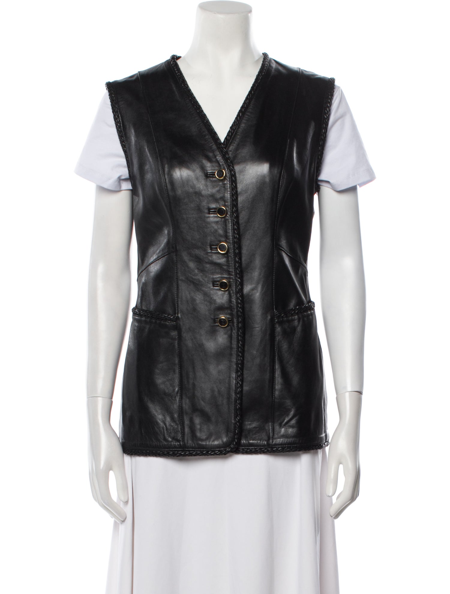 Escada Leather Vest