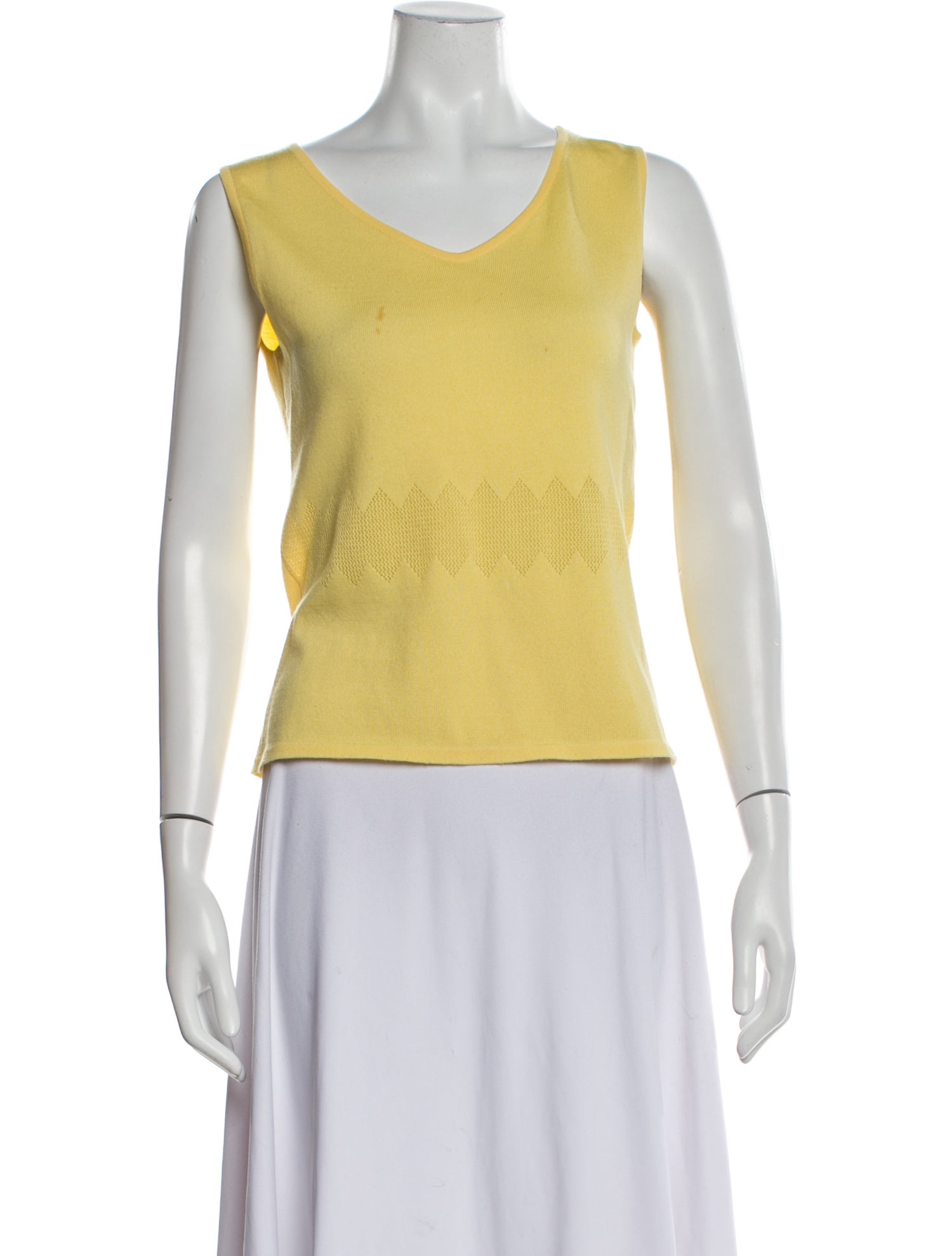Escada Wool V-Neck Top