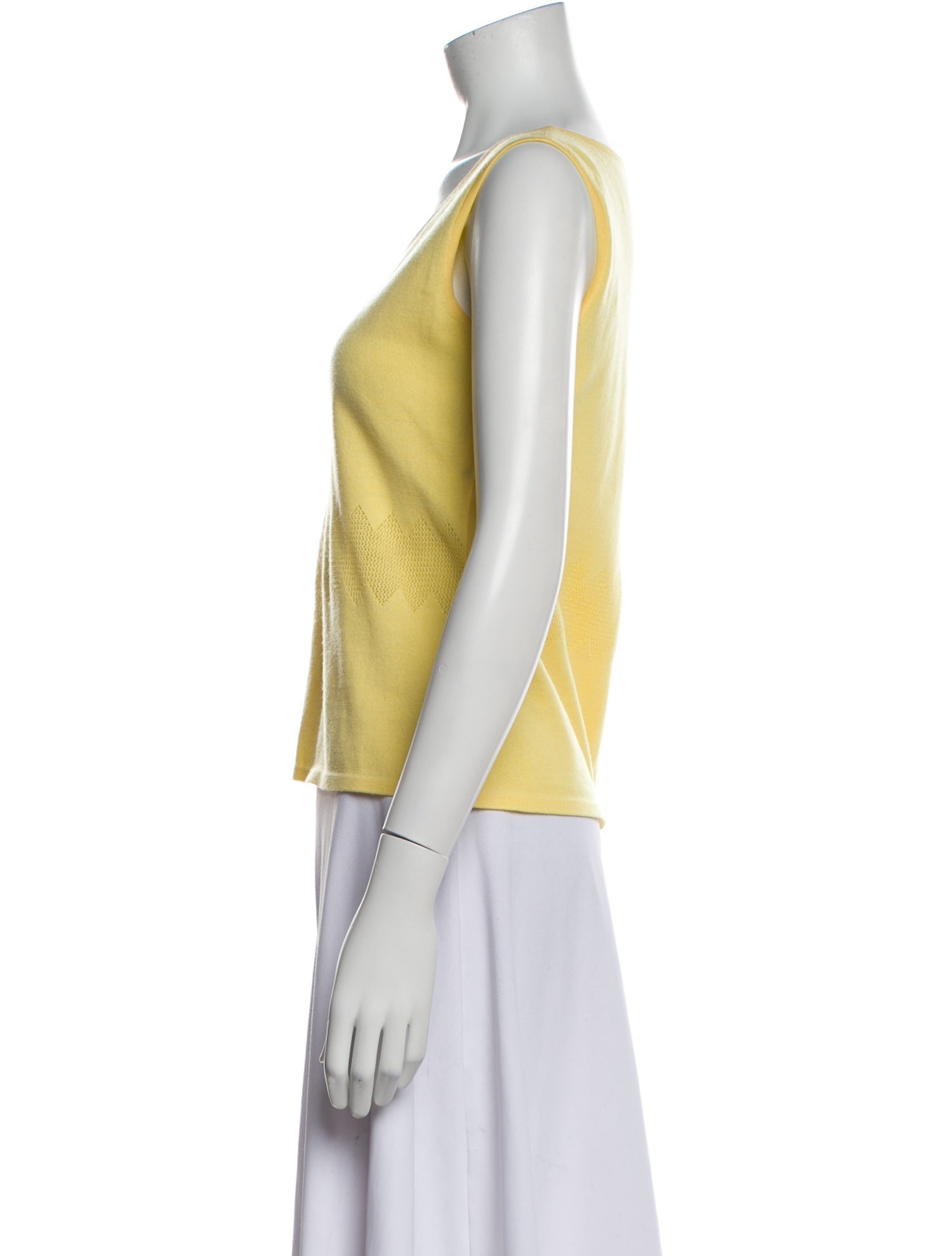 Escada Wool V-Neck Top