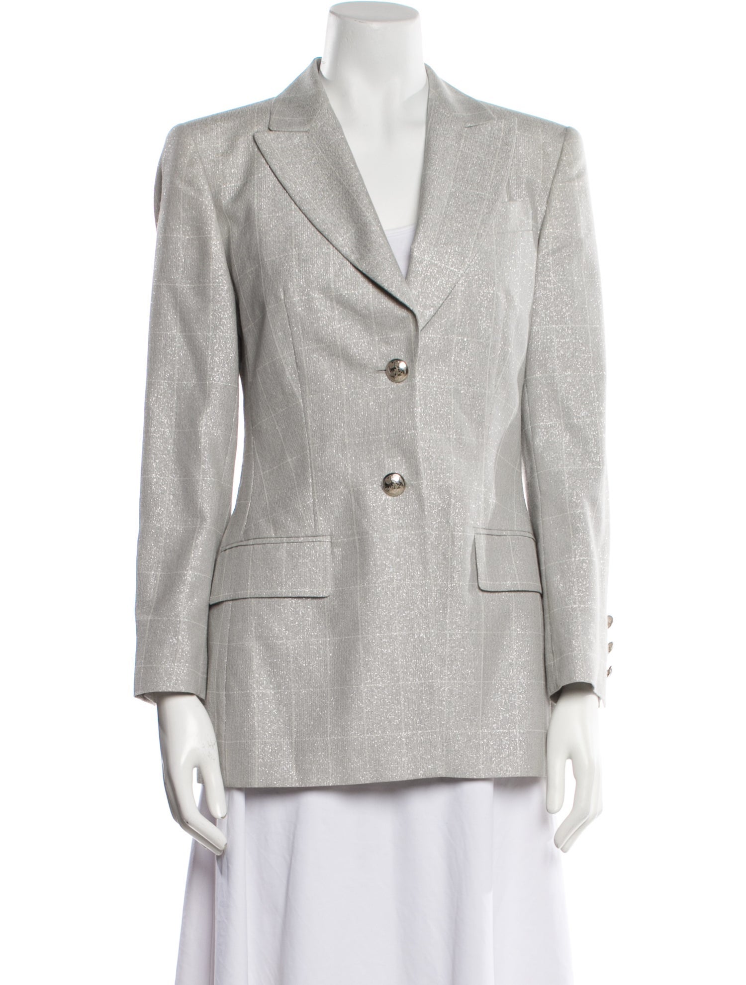 Escada Wool Striped Blazer