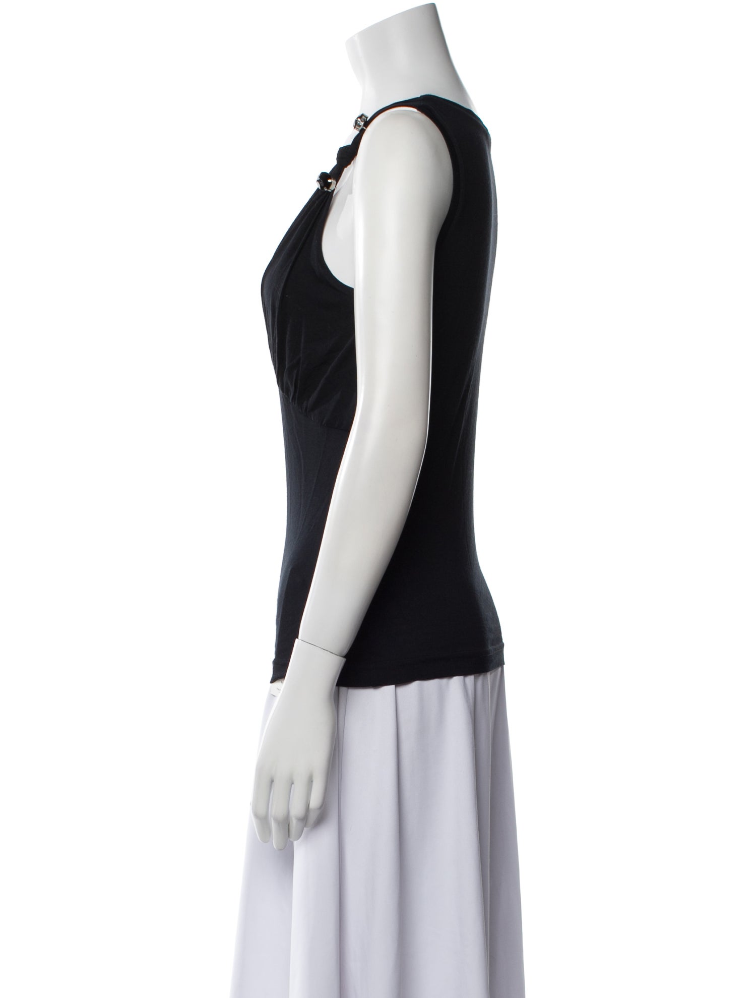 Escada Silk V-Neck Top