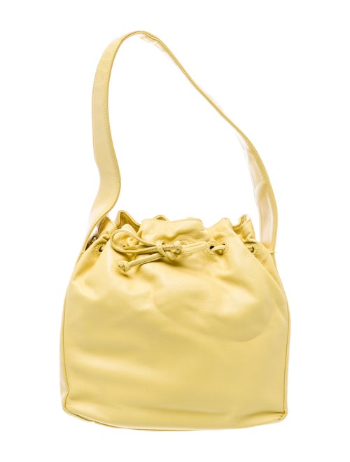 Escada Leather Bucket Bag