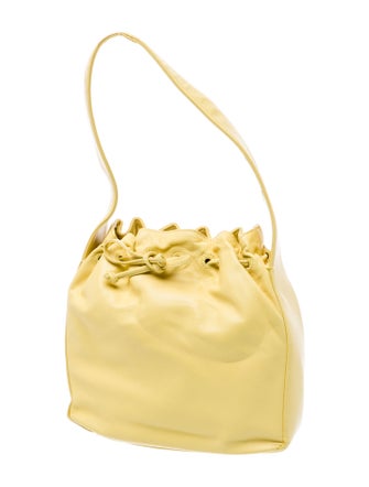 Escada Leather Bucket Bag