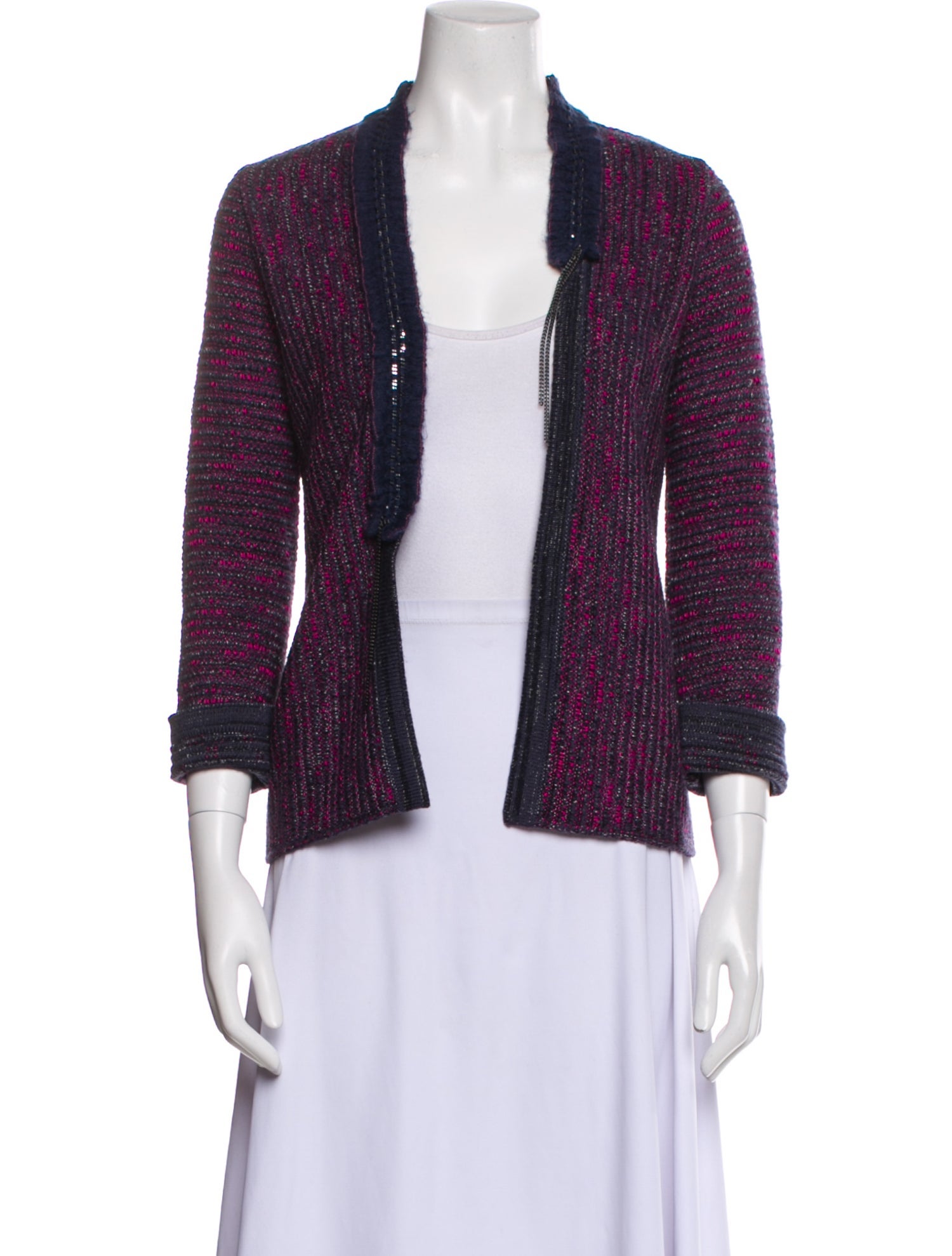 Escada Virgin Wool Tweed Pattern Evening Jacket